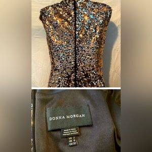 Dress: Donna Morgan Size: 2 Color: Gold
